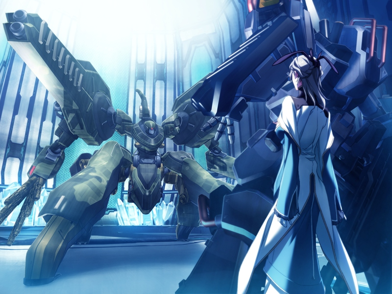 Isao’s Simulacrum. The woman to his right is Kou’s genius aunt.